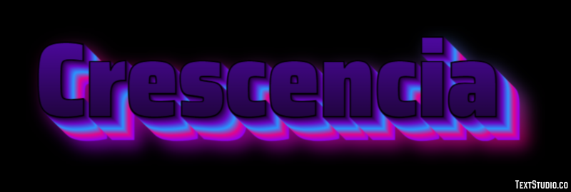 Crescencia Efecto de texto