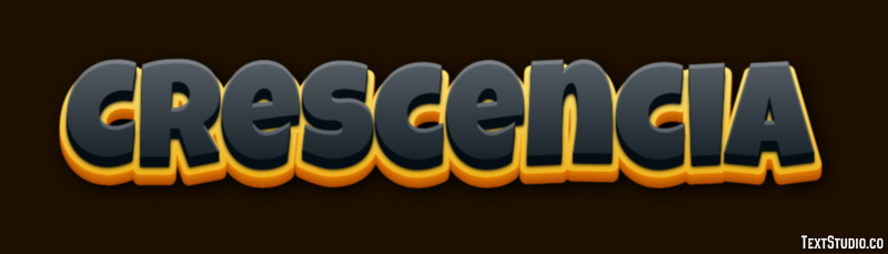 Crescencia Efecto de Texto