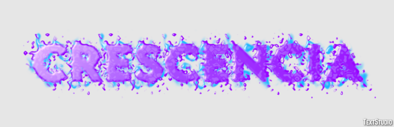 Crescencia Efecto de Texto