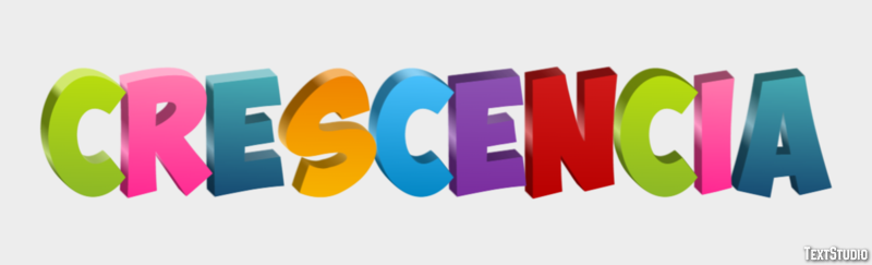 Crescencia Efecto de texto