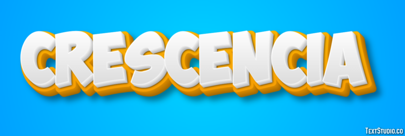 Crescencia Efecto de texto