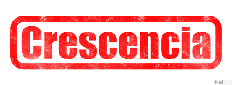 Crescencia Efecto de texto