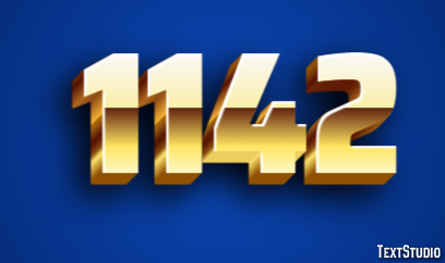 1142 Texteffekt