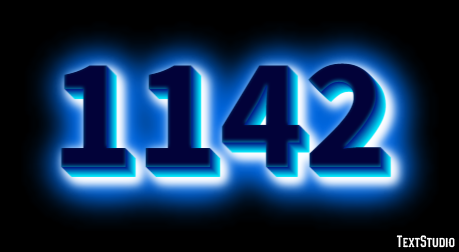 1142 Texteffekt
