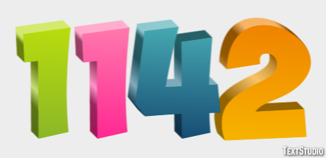 1142 Texteffekt