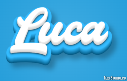 Luca Texteffekt