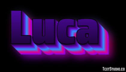 Luca Texteffekt