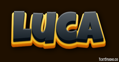Luca Efeito de texto