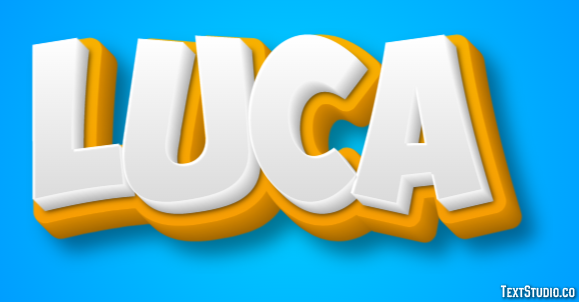 Luca Texteffekt