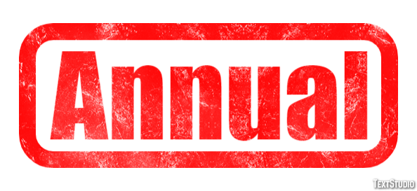 Annual テキスト効果