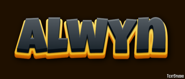 Alwyn Efeito de texto