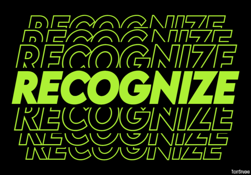 Recognize Text Effect