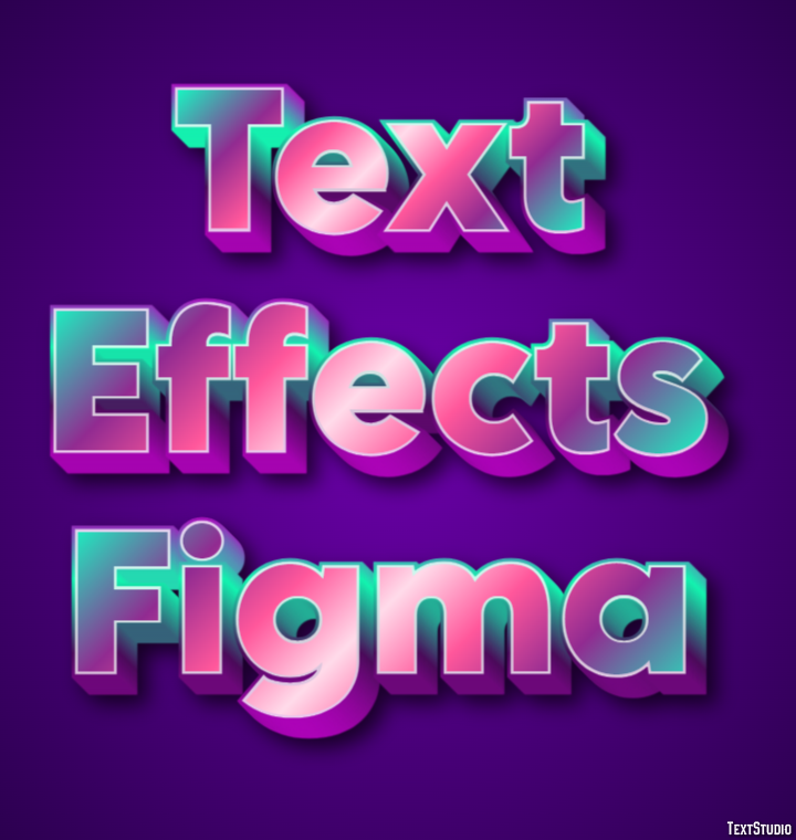 Text Effects Figma Efeito de texto
