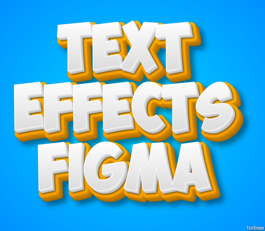 Text Effects Figma Efekt tekstowy