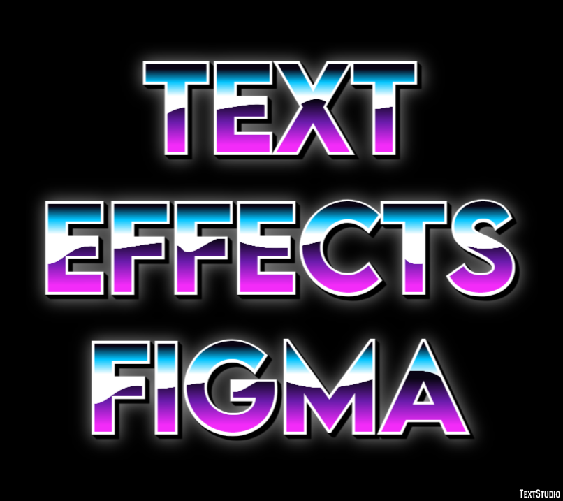 Text Effects Figma Efekt tekstowy