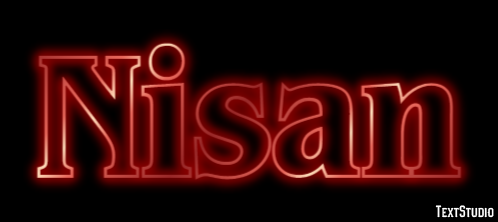 Nisan Efecto de Texto