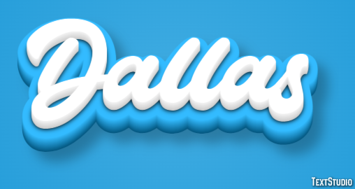 Dallas Efekt tekstowy