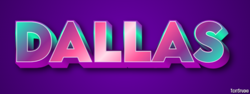 Dallas Efekt tekstowy