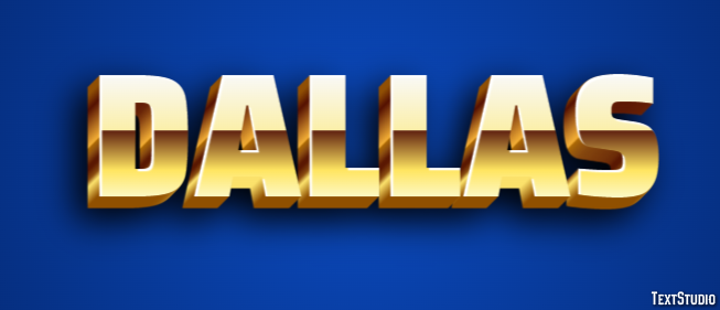Dallas Efekt tekstowy