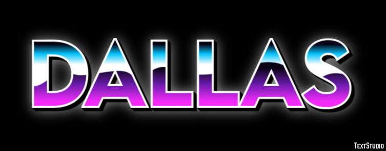 Dallas Efekt tekstowy