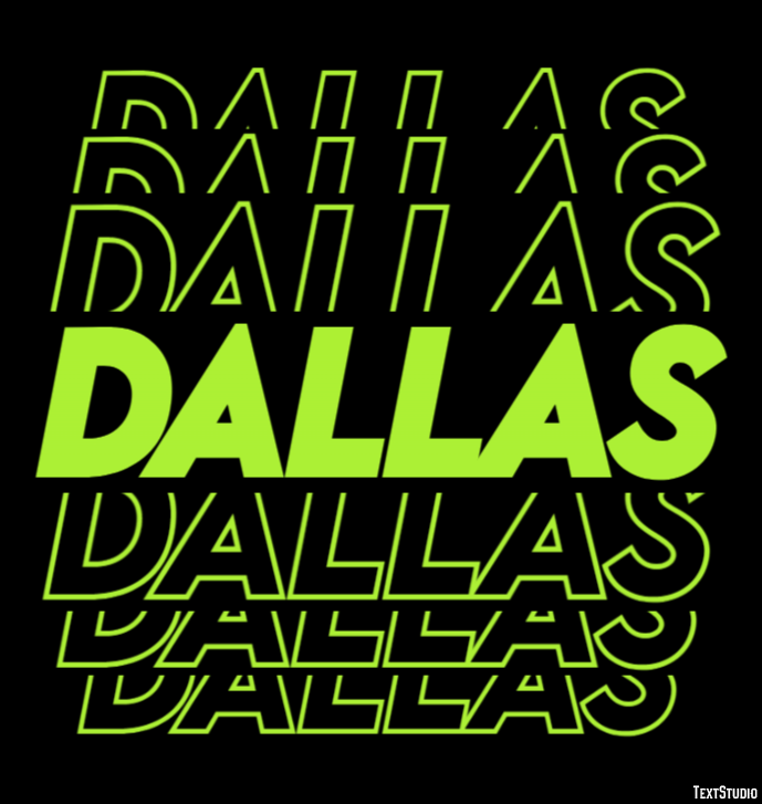 Dallas Efekt tekstowy