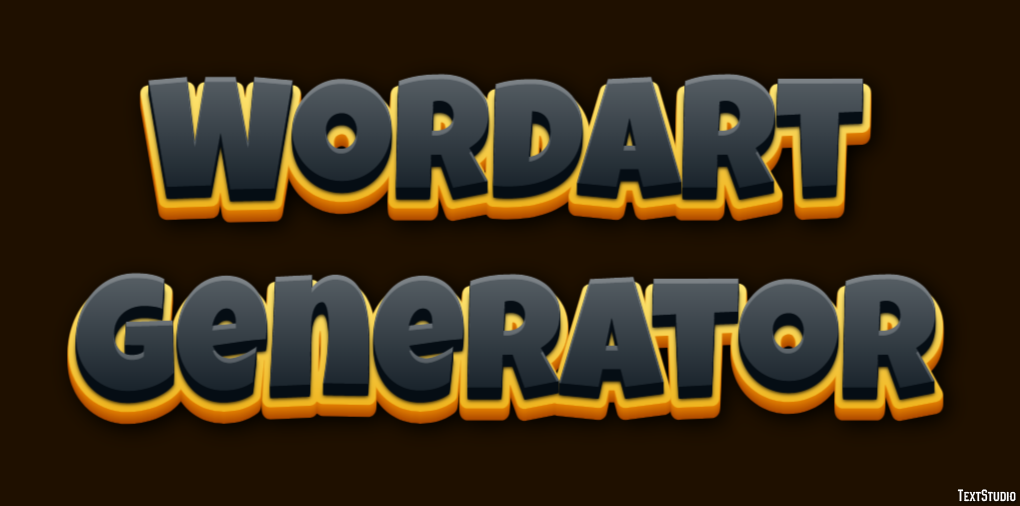 Wordart Generator Effetto testo