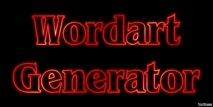 Wordart Generator Effetto testo