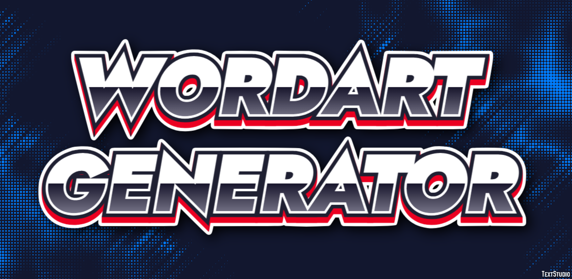 Wordart Generator Effetto testo