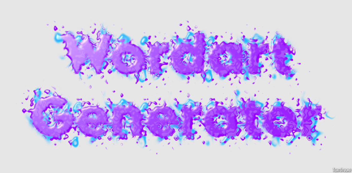 Wordart Generator Effetto testo