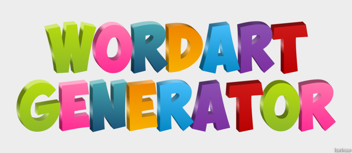 Wordart Generator Effetto testo