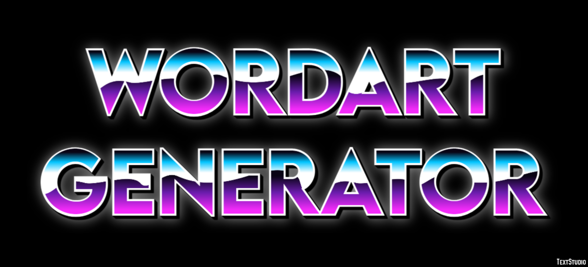 Wordart Generator Effetto testo