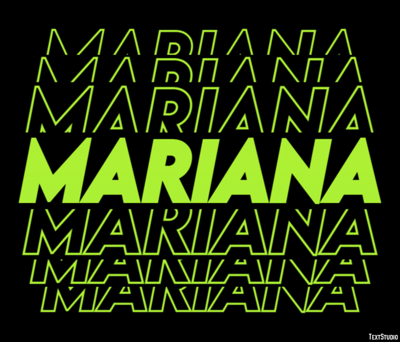 Mariana Texteffekt