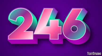 246 Text Effect