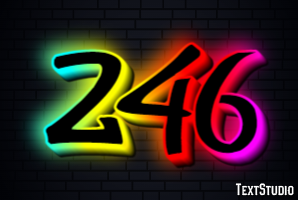 246 Text Effect