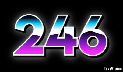 246 Text Effect