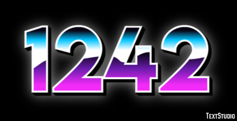 1242 Text Effect