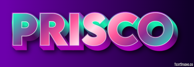Prisco Effetto testo