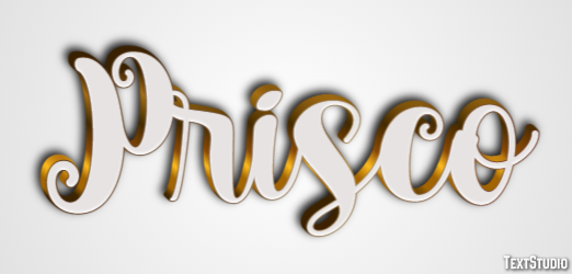 Prisco Effetto testo