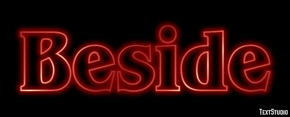 Beside Text Effect