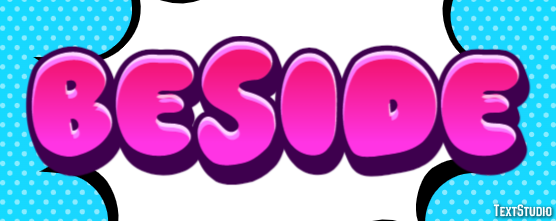 Beside Tekst Effect