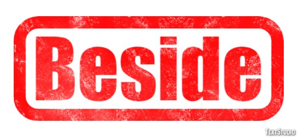 Beside Tekst Effect