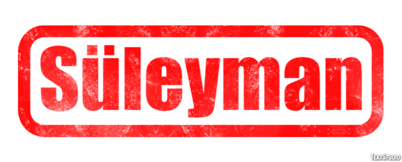 Süleyman Texteffekt