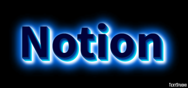 Notion Efekt tekstowy