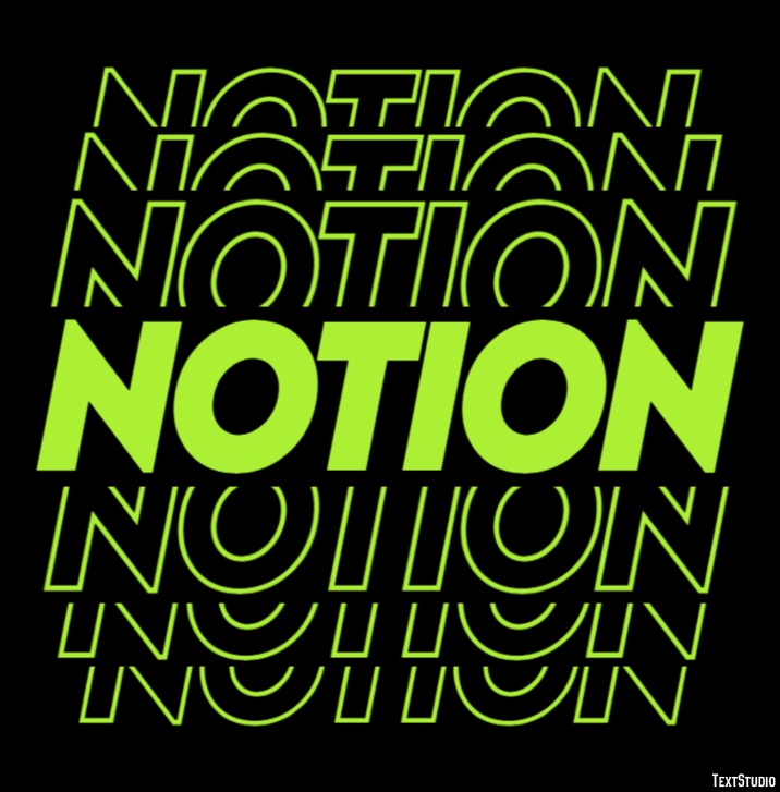 Notion テキスト効果