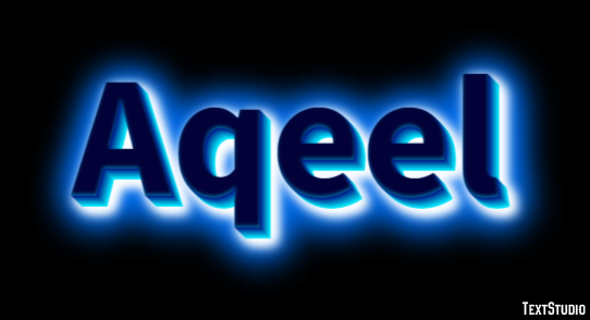 Aqeel Text Effect