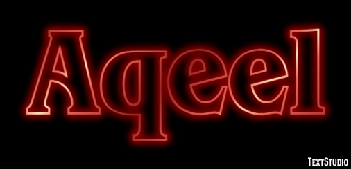 Aqeel Text Effect
