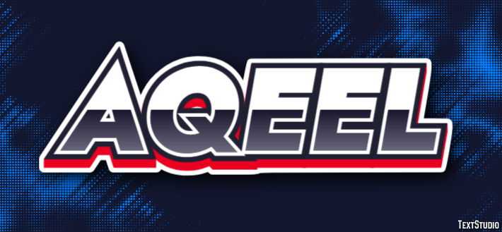Aqeel テキスト効果