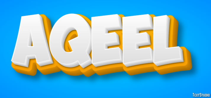 Aqeel Text Effect