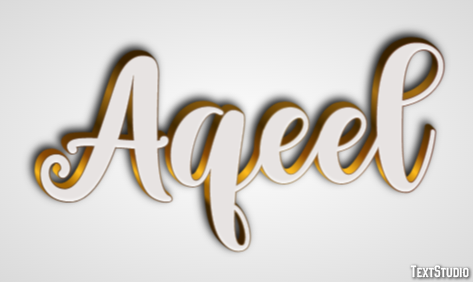 Aqeel Text Effect