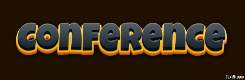 Conference Text Effect